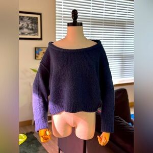 Anthropologie Wide Neck Sweater